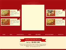Tablet Screenshot of heavenpizza-mm.com